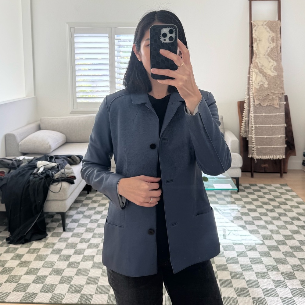 Hermes leather jacket